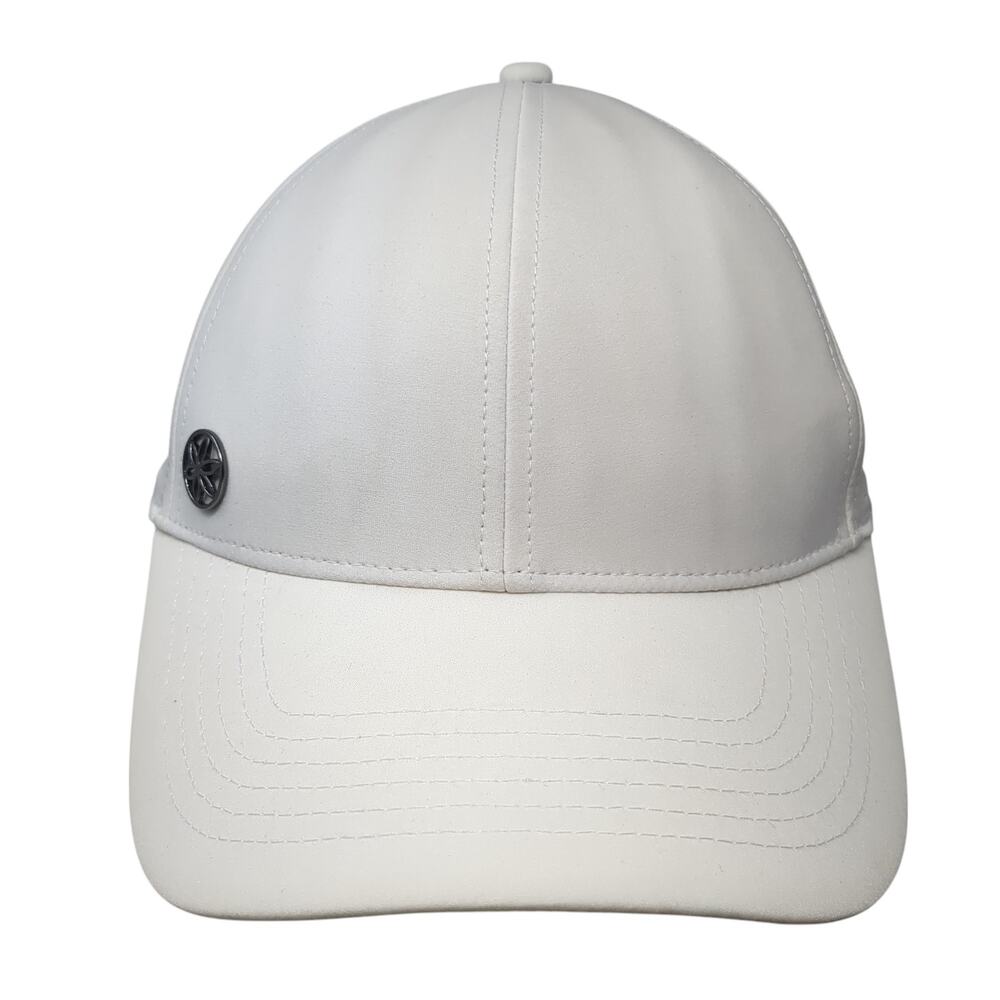 Gaiam Strapback Hat Solid White One Size Adjustable Laser Cut Outdoor